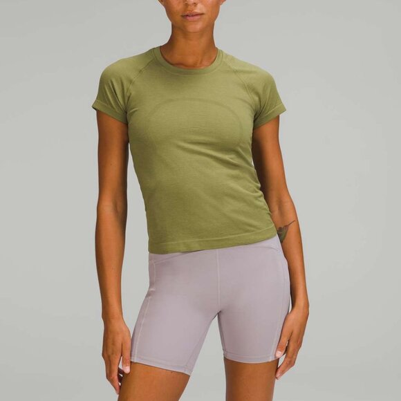 lululemon athletica Tops - NWT Lululemon Swiftly Tech Short Sleeve 2.0 *Race, Sz 6, Bronze Green